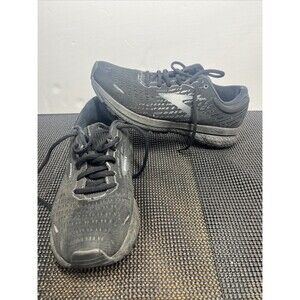 Brooks Ghost 13‎ women's Size 9.5 Running Shoes Triple Black Lace Up Sneaker
